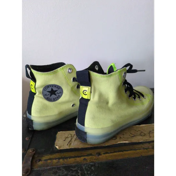 Converse Unisex Sneakers, Lime Green, Size 7 US