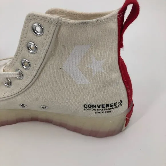 Converse UNTITL3D Hi Top Egret/Cream Canvas Men's Sneakers A01644C Size 6.5