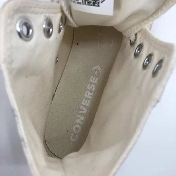 Converse UNTITL3D Hi Top Egret/Cream Canvas Men's Sneakers A01644C Size 6.5