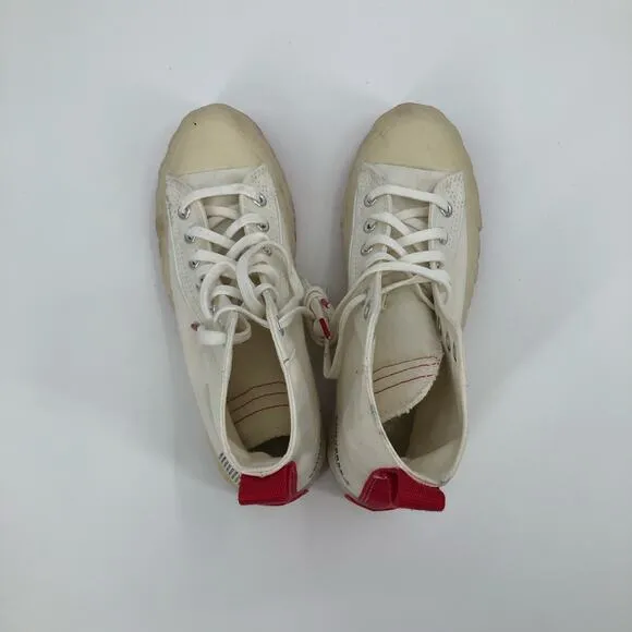 Converse UNTITL3D Hi Top Egret/Cream Canvas Men's Sneakers A01644C Size 6.5