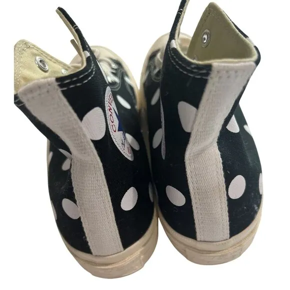 Converse x Comme de Garcons PLAY Polka Dot Chuck Taylor All Star 70s Hi Sneakers