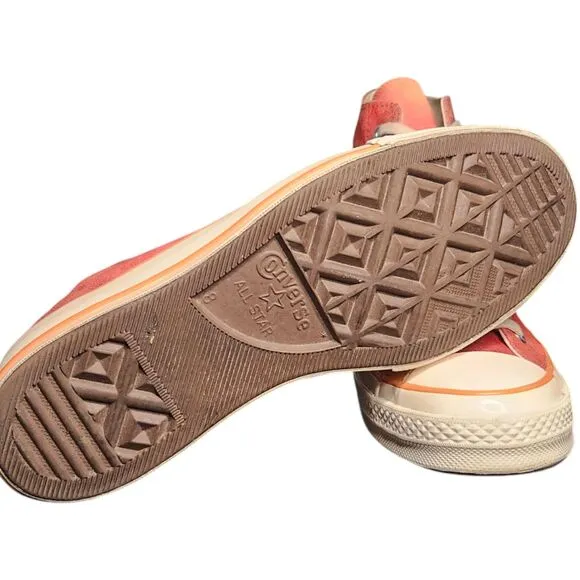 Converse X Concepts 1891 Orange Gradient High-Top Canvas Sneakers Size 8