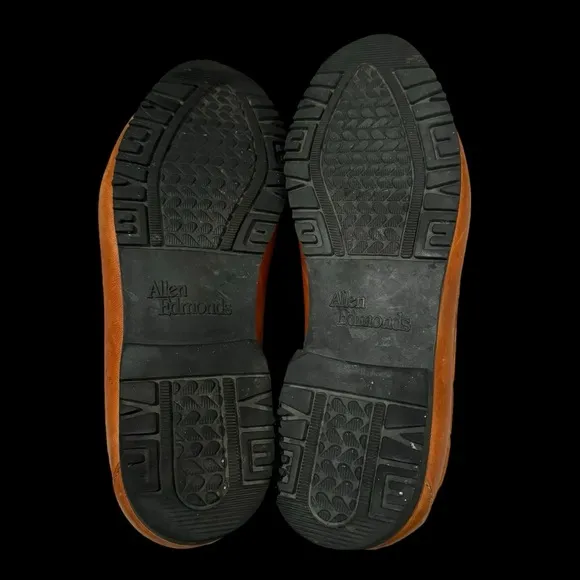 COPY - allen edmonds nashua loafers brown 9.5 d slip on leather