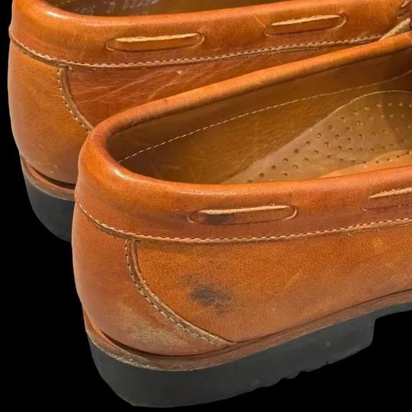 COPY - allen edmonds nashua loafers brown 9.5 d slip on leather