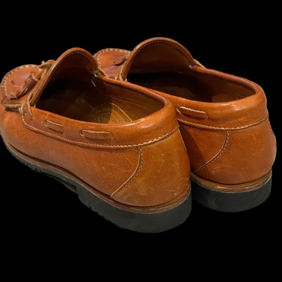 COPY - allen edmonds nashua loafers brown 9.5 d slip on leather