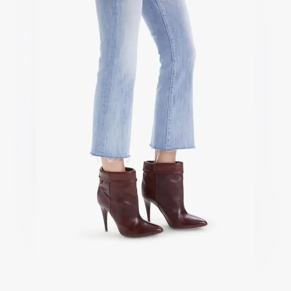 COPY - Like NEW Mother Denim - The Hustler Ankle Fray Jean in Knock on Wood Siz…