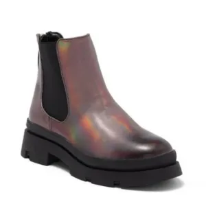 COPY - NEW Steve Madden Jteresta Metallic Ankle Boots Pewter girls size 5