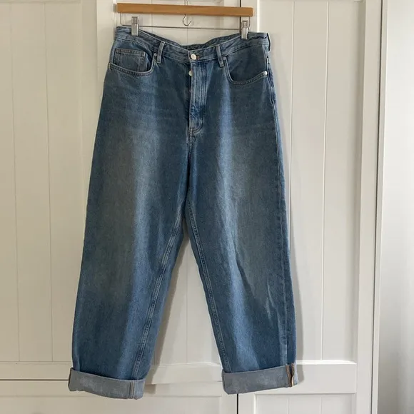 COS Tapered High Rise Ankle Length Jeans Size 32