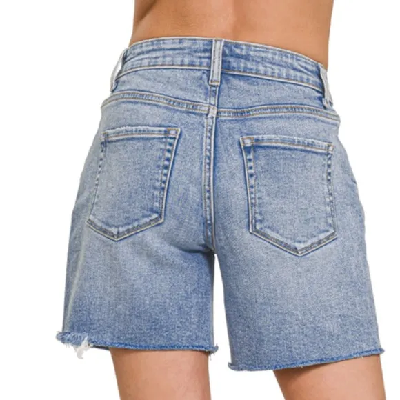 “Costal Cowgirl Cutoffs” Denim Shorts