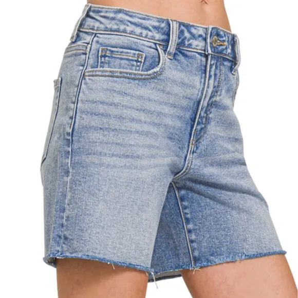 “Costal Cowgirl Cutoffs” Denim Shorts