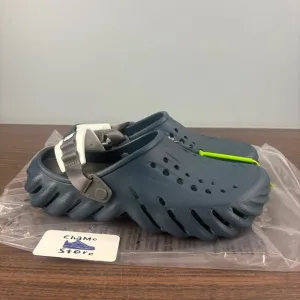 Crocs Echo Nightfall Blue Clog Shoes Comfort Slides Sandals Mens Size 12