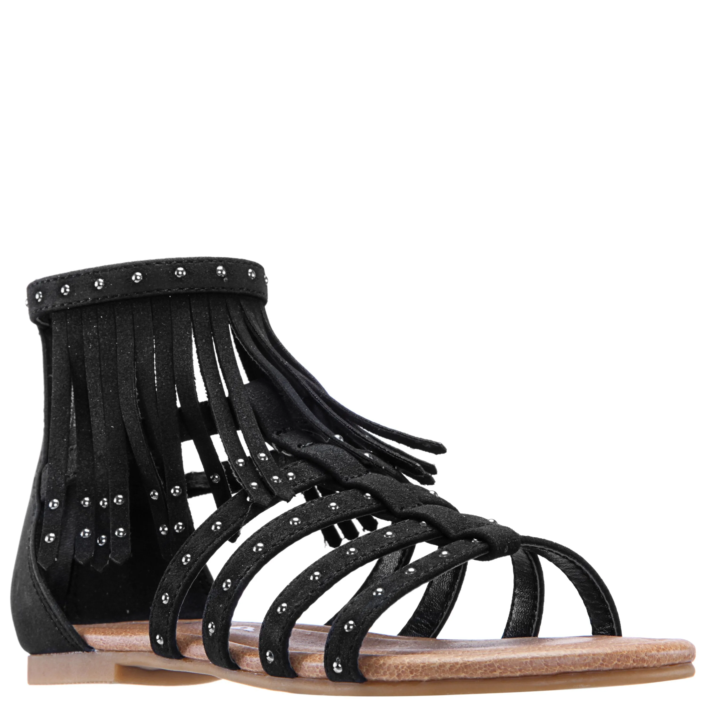CYBIL-BLACK SUEDE