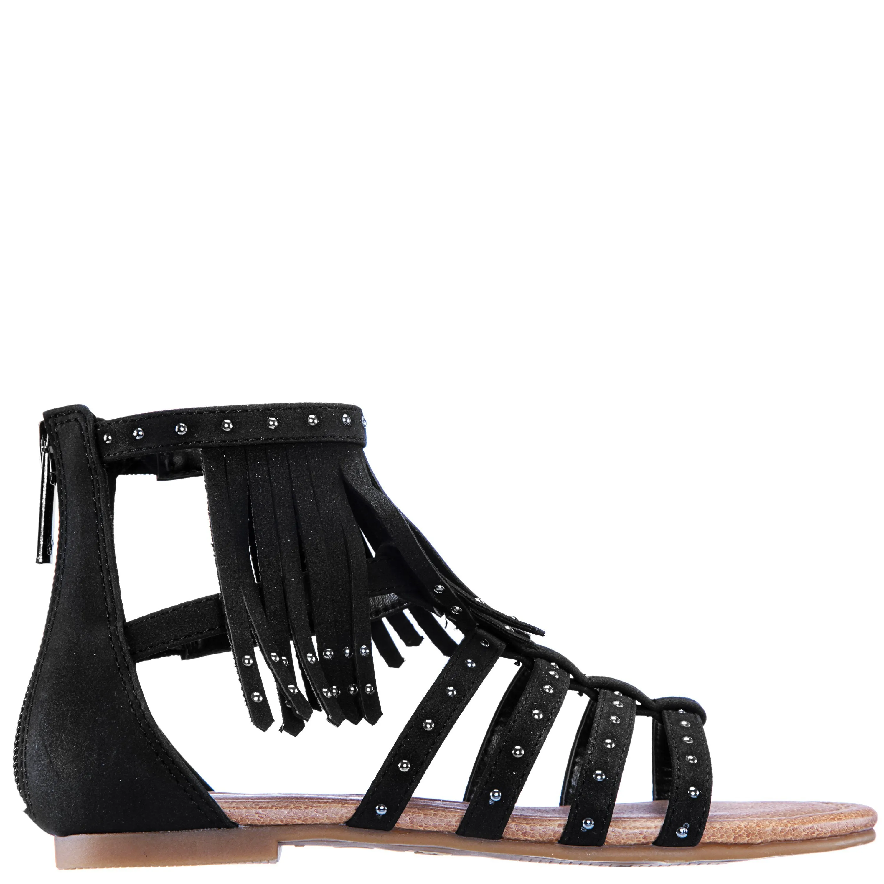 CYBIL-BLACK SUEDE