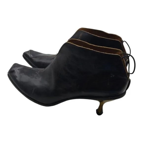 CYDWOQ Shoes Womens 37.5 Brown SKATE Ankle Vintage Career Academia USA Party