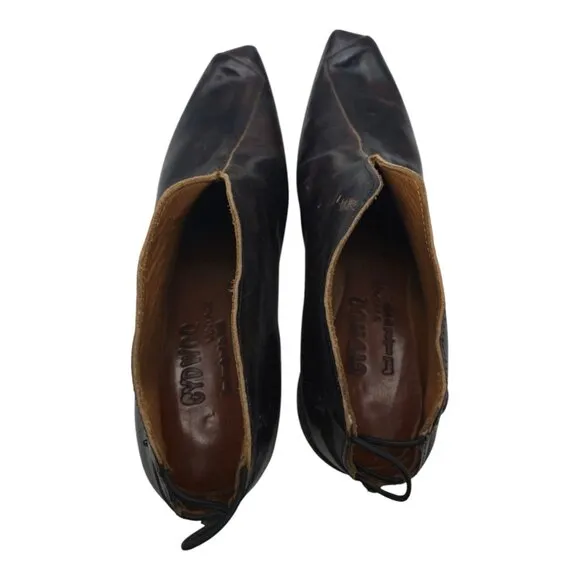 CYDWOQ Shoes Womens 37.5 Brown SKATE Ankle Vintage Career Academia USA Party