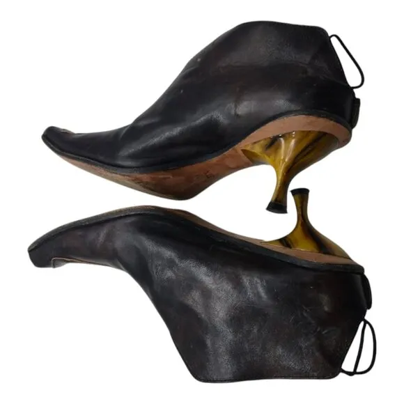 CYDWOQ Shoes Womens 37.5 Brown SKATE Ankle Vintage Career Academia USA Party