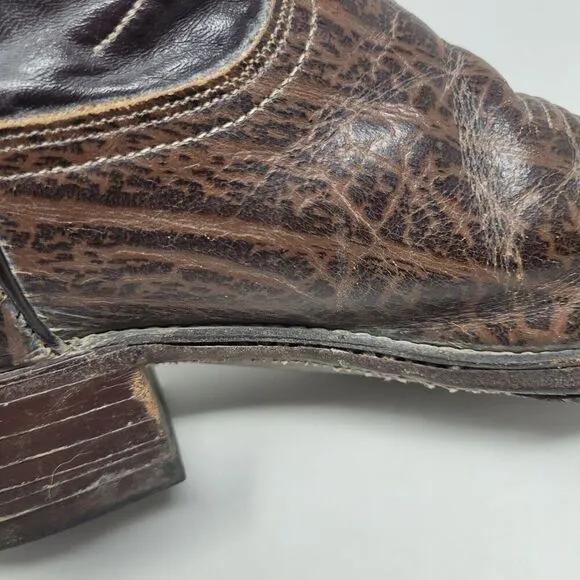 Dan Post Boots Mens 11B Brown Leather Western Cowboy Rodeo Ranch Riding P2559