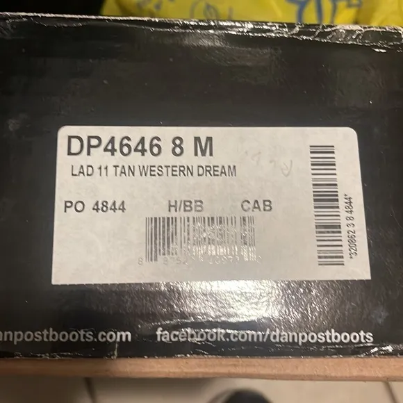 Dan Post desert dreams leather boots size 8