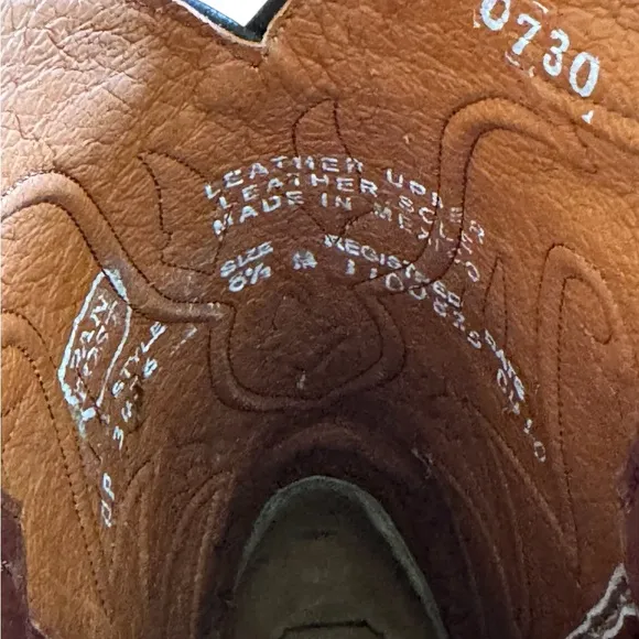 Dan Post Ladies Rust 12 Saddle Leather Snip Toe Mid Calf DP3476 Cowboy Boots 8.5