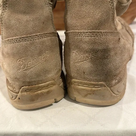 Danner TFX Desert Rough-out Rough Out Hot Boots 8&quot; tan men’s size 12 EUC