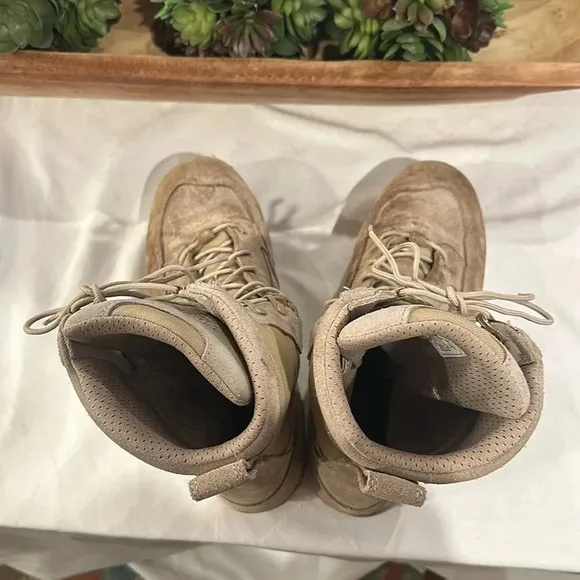 Danner TFX Desert Rough-out Rough Out Hot Boots 8&quot; tan men’s size 12 EUC