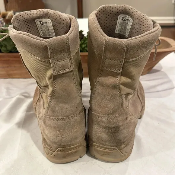 Danner TFX Desert Rough-out Rough Out Hot Boots 8&quot; tan men’s size 12 EUC