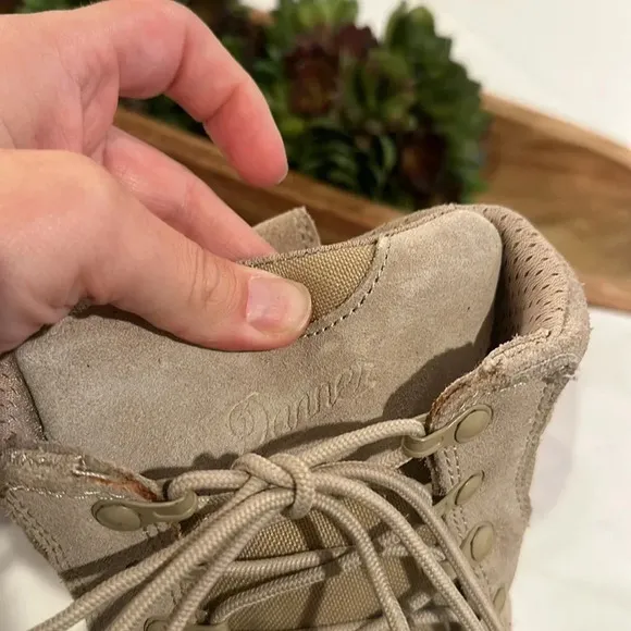 Danner TFX Desert Rough-out Rough Out Hot Boots 8&quot; tan men’s size 12 EUC