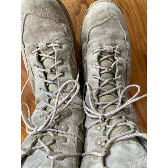 Danner womens combat boots desert tfx rough out tan size 10