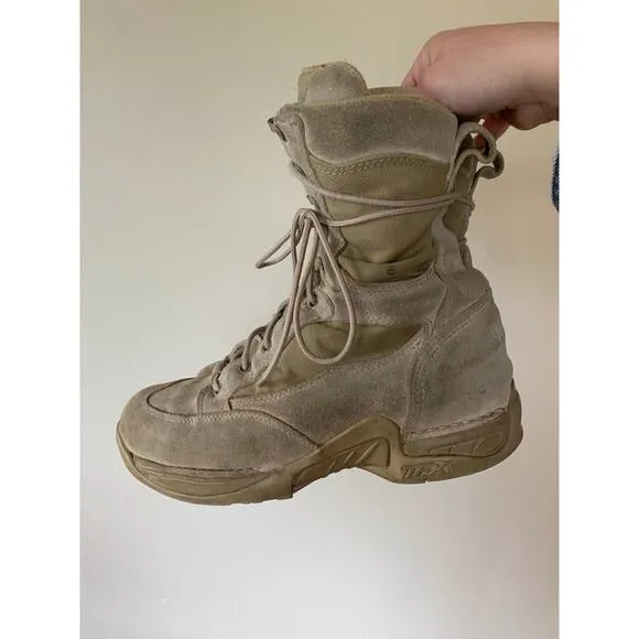 Danner womens combat boots desert tfx rough out tan size 10