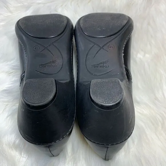 Dansko Black Slip On Loafers Size 41/10
