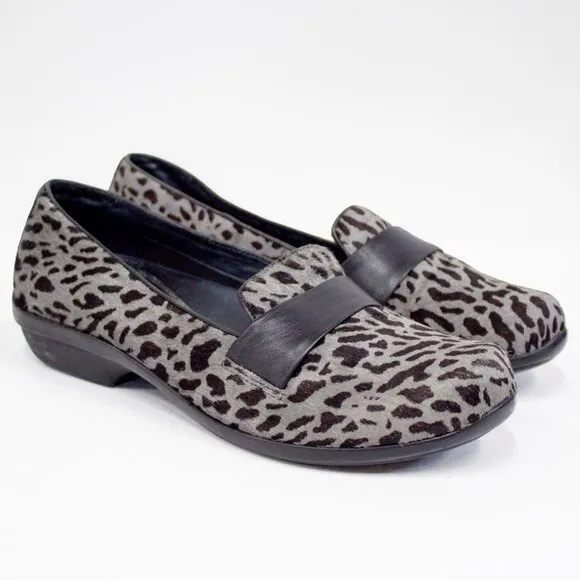 DANSKO •Oskana Leather Loafers Women's Size 8.5-9 US 39 EU Slip-On Calf Hair EUC