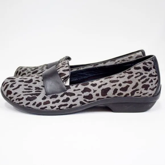 DANSKO •Oskana Leather Loafers Women's Size 8.5-9 US 39 EU Slip-On Calf Hair EUC