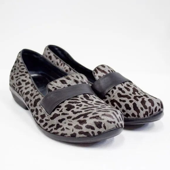 DANSKO •Oskana Leather Loafers Women's Size 8.5-9 US 39 EU Slip-On Calf Hair EUC