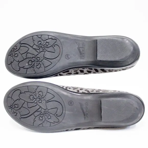 DANSKO •Oskana Leather Loafers Women's Size 8.5-9 US 39 EU Slip-On Calf Hair EUC