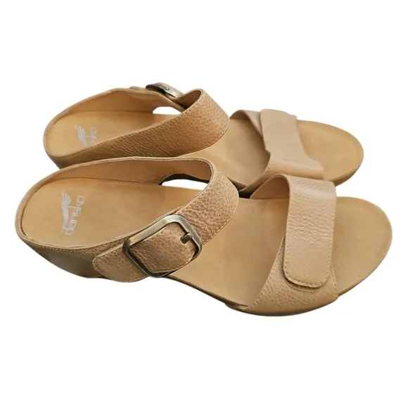 Dansko sz 42 Tan Milled Burnished Tanya Womens Sandals new sz 12 SH497