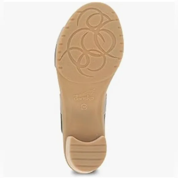 Dansko Theresa Multi-Strap Slip-On Leather Sandals Size 39EU 8.5/9US