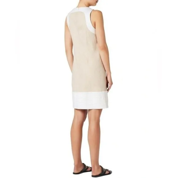 DAVID LAWRENCE Linen Sleeveless Shift