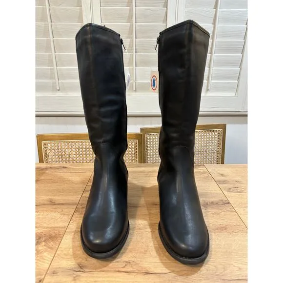 David Tate Superior Black Boots Leather Sz 10.5 WW NWOB Formal Casual Waterproof