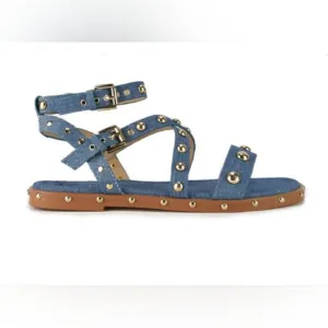 Denim Sandals (Never Worn)