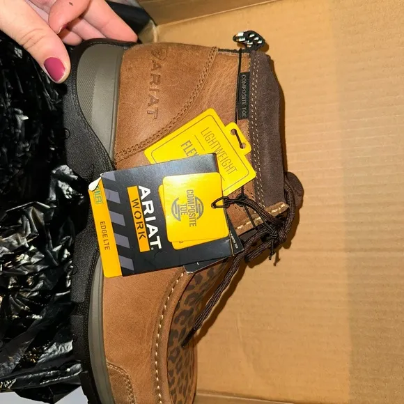 Desert Brown Ariat Moc Toe Composite Boots