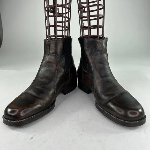 Dexter USA Men's Chelsea Boots US 10.5 M Brown Pull-On Casual Square-Toe Boot