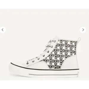 DKNY sz 7/ 7.5 / 8.5  shell toe high top canvas sneakers NWT