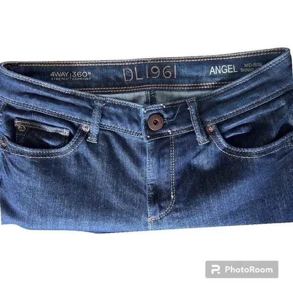 DL1961 Denim Angel Mid Rise Skinny Ankle Jeans Size 27