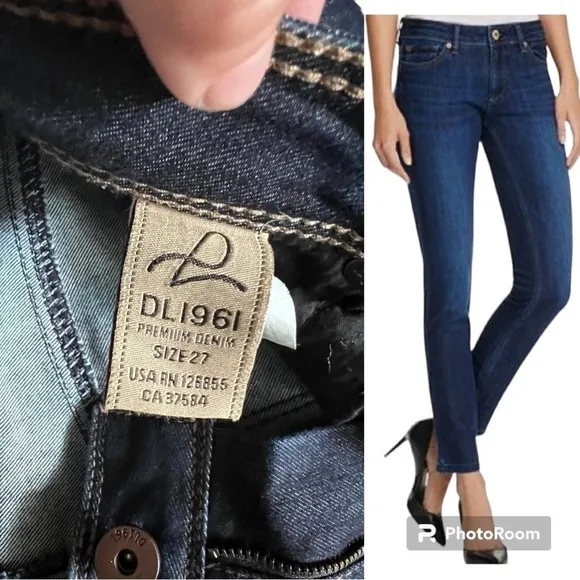 DL1961 Denim Angel Mid Rise Skinny Ankle Jeans Size 27