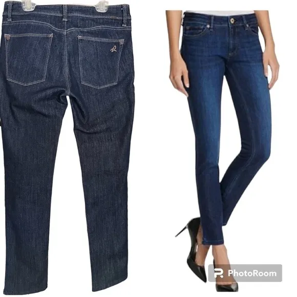 DL1961 Denim Angel Mid Rise Skinny Ankle Jeans Size 27