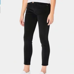 DL1961 Insta Sculpt Margaux Black Wexler Mid Rise Raw Fray Hem Stretch 29 30