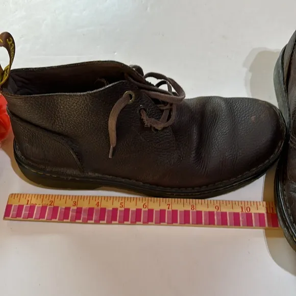 Doc MARTENS Chukka boots SUSSEX Size 9 BROWN LEATHER ANKLE DESERT BOOTS Low