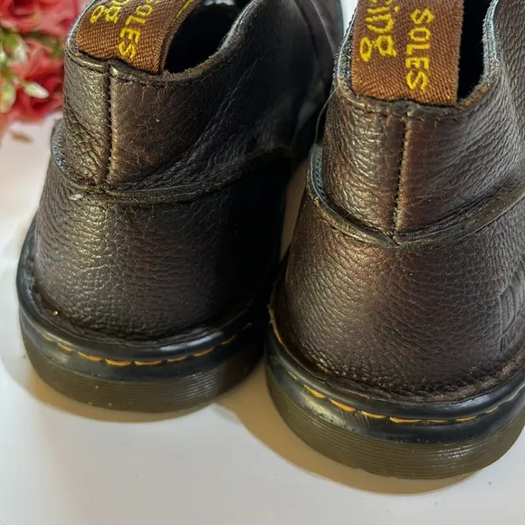 Doc MARTENS Chukka boots SUSSEX Size 9 BROWN LEATHER ANKLE DESERT BOOTS Low