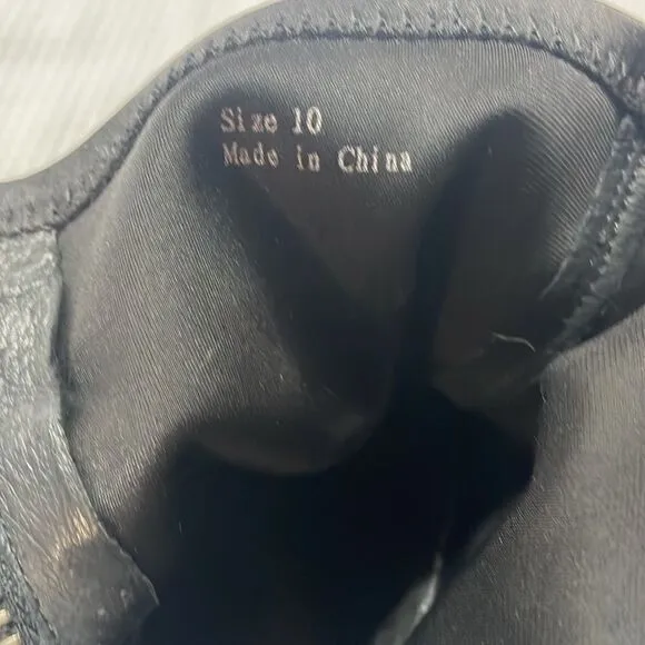 Dolce Vita Size 10 5 1/4” Heel Leather Stretch Boots