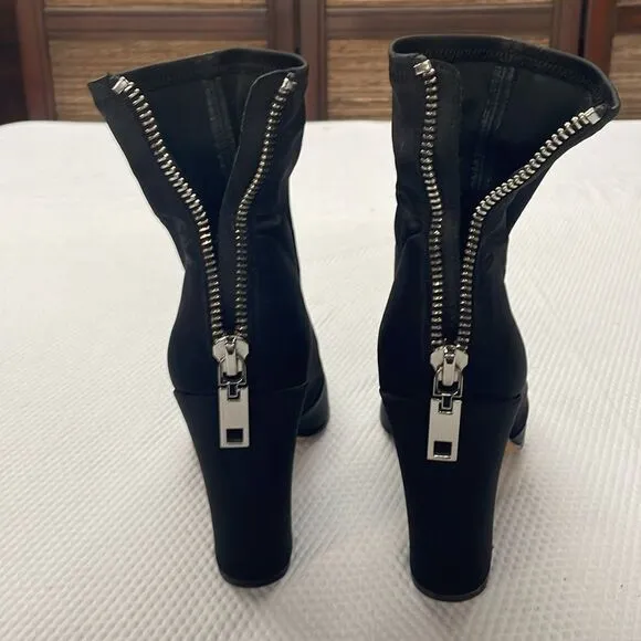 Dolce Vita Size 10 5 1/4” Heel Leather Stretch Boots